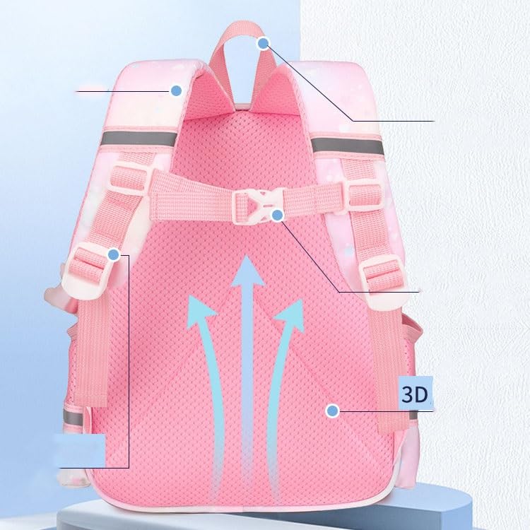 Cosbanana Hello Kitty Princess Ariel Backpack for Elementary School Lightweight Backpack with Sequins and Perfect for Girls and School and New a Great