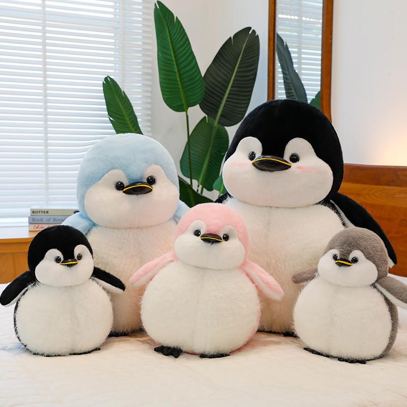 Adorable Black And Gray Soft Penguin Plush Toy Perfect For Kids Birthday Gifts