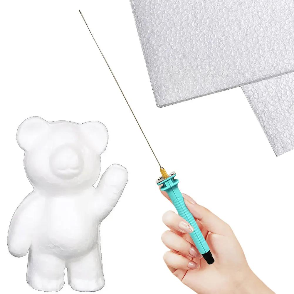 Foam Cutter Pen Electric Foam Cutting Tool 110-240V Portable Fast Heating for Styrofoam Foam Cutting 25/20/15/10/5cm
