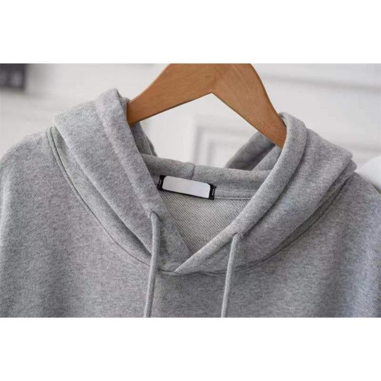 Women's Casual Loose Hooded Sweatshirt Large Size Mid-length Sleeveless Coat Solid Color Vest Top