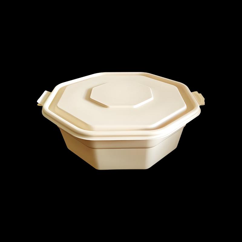 Jiwanggu Biodegradable Octagonal Takeout Containers