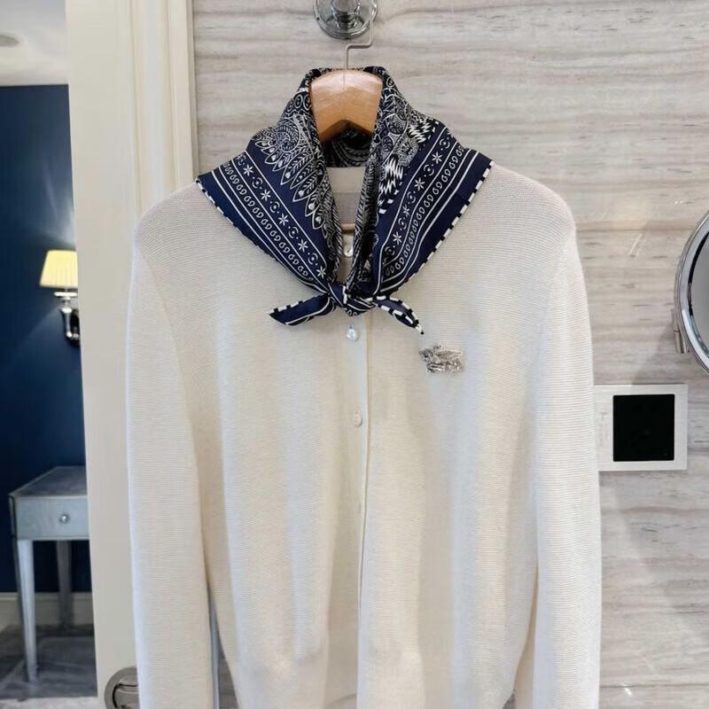 NINA SOLOR 16 Momme Twill Silk Scarf