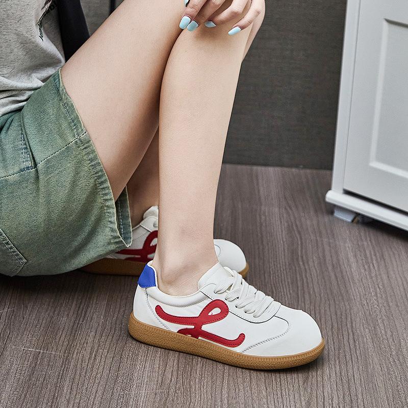 Autumn new German training shoes women's soft soles are not tired women's shoes versatile casual shoes ugly cute big head shoes