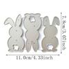 Kaninchen Stanzschablonen Dekopapier Prägeschablonen Scrapbooking Stanzteile für Kartenherstellung Scrapbooking Lesezeichen