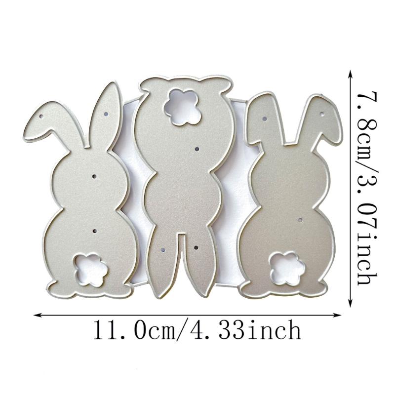 Kaninchen Stanzschablonen Dekopapier Prägeschablonen Scrapbooking Stanzteile für Kartenherstellung Scrapbooking Lesezeichen