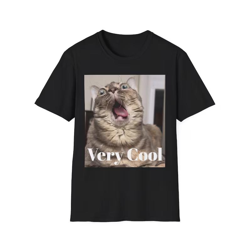 Lustiges Meme Ich Liebe Gumbus Katze Herren Damen T-Shirt Streetwear Oversized Lässig Geschenk Y2K Baumwolle Vintage T-Shirt Kurzarm lockeres Oberteil