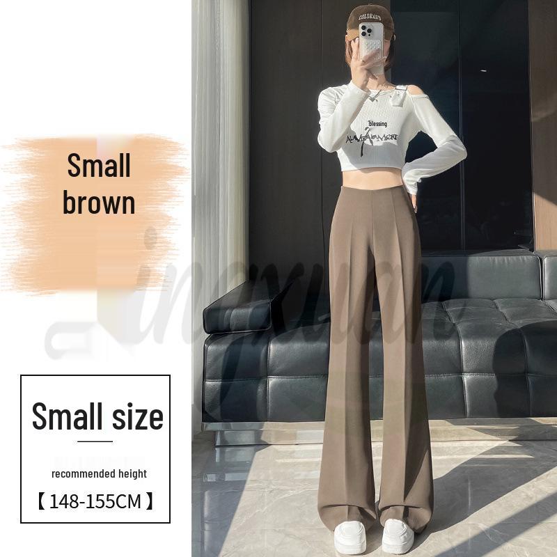 2026 Women's High Waist Micro Flare Casual Floor-Length Wide Leg Pants