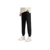 New FILA Fitness Knitted Sports Pants Unisex Black A11W511608F-BK
