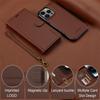 2 in 1 High Quality Retro Magnetic Flip Leather Case for iPhone 16 15 14 13 12 11 XR XS/Samsung S24 Ultra S23 FE A55 A54 Wallet Card Cover Phone Case