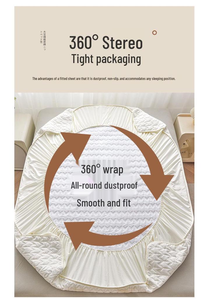 Simmons Quilted Mattress Protector - Full Enclosure for Home & Hotel Use