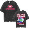 Seconds of Summer Everyones A Star World Tour Vintage Washed Tshirts Men Women Fashion Cotton Short Sleeve T Shirt