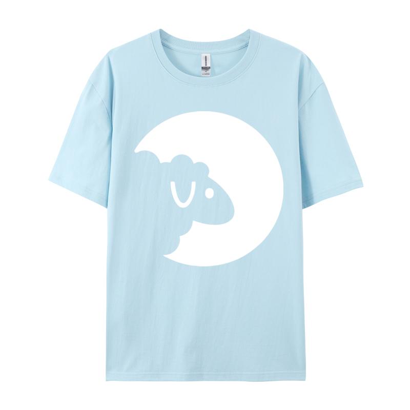 Sheep Moon Tshirt Vintage Tshirt Cotton Tees For Unisex Design Top TShirts Short Sleeve Brand New Blouses