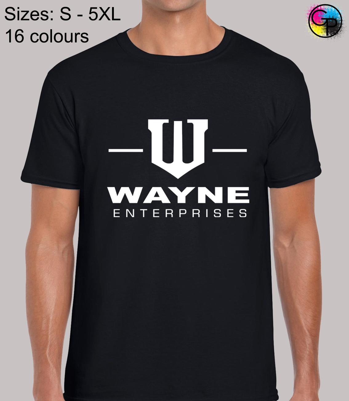 Wayne Enterprises Super Hero Movie and Comic Book Fan Novelty T-Shirt Mens Womens Tees Top Top for Men 4XL