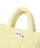 Covernat Woman Clover Heart Quilted Mini Tote Bag Yellow