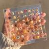 Acrylic Square Shell Storage Box - Transparent Sea Shell Display Cabinet, Mini Beach Stone Decorative Storage Frame