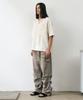 INSILENCE Multi-Pocket Pintuck Pants Tan Grey