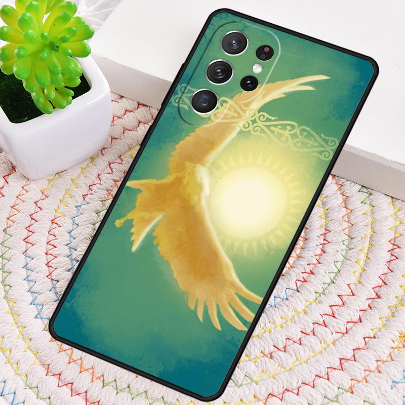 Kazakhstan Flag print Silicone Phone Case For Samsung Galaxy note 10 pro S26 S25 S24 S23 S22 S21 Plus S25Ultra Capa Cover