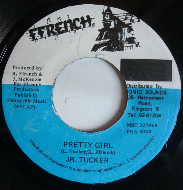 

7inch Record JUNIOR TUCKER Pretty Girl FRA0028 Ffrench Jamaica Reggae Ska Dub Used