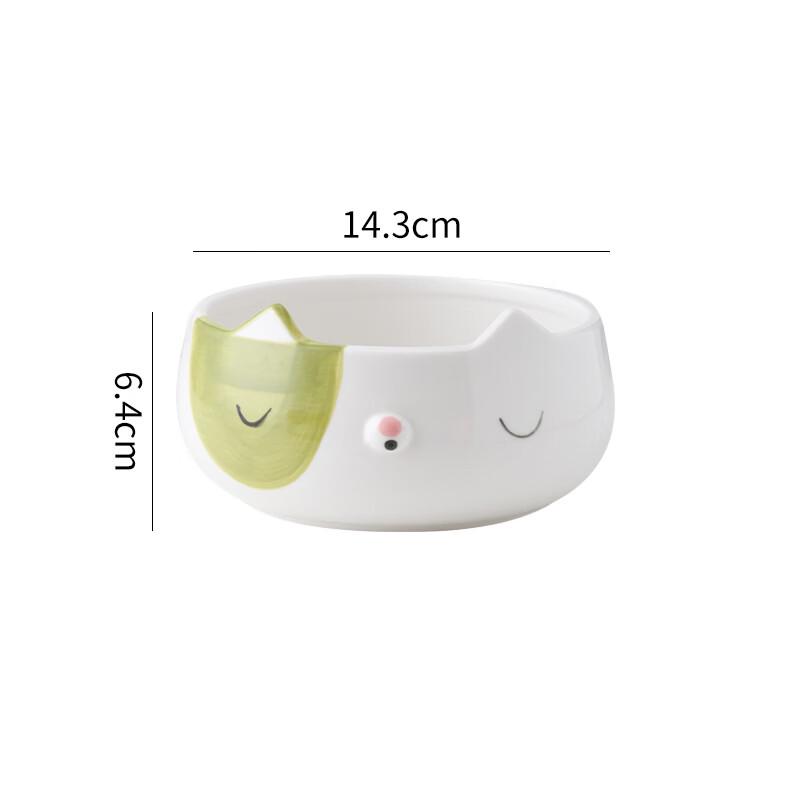 Abayins Mehrzweckschale aus Keramik mit Cartoon-Fuchsmotiv