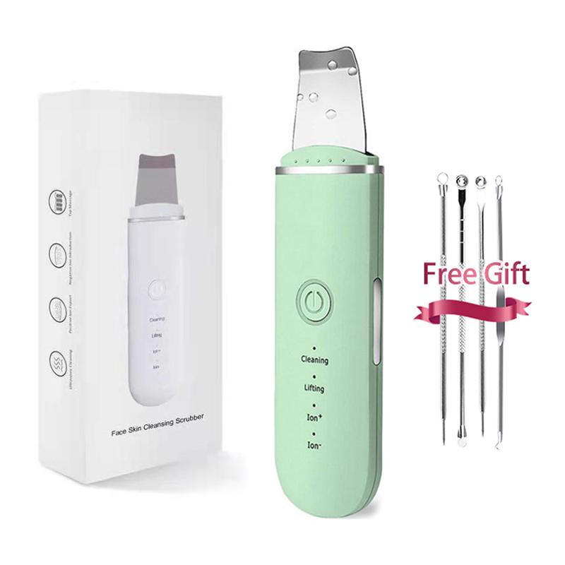 EMS Ionenimport Gesichtslifting-Vibrationsmassagegerät, tiefes Gesicht, Porenreinigung, Mitesser-Entferner, Ultraschall-Hautwäscher