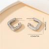 Irregular geometric stud earrings, stylish and simple geometric earrings, design sense, niche women's jewelry batch