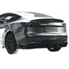 Tesla Model 3 (2018-2023) Diffusore Posteriore e Lip Anteriore in Fibra di Carbonio Stile Turbina