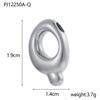 CARLIDANA Hot Sale Stainless Steel Capital Letter Alphabet Irregular Bubble Initial Pendant Charms For DIY Jewelry Necklace