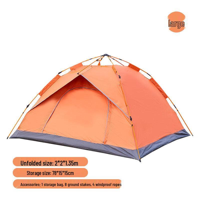 Hydraulic Automatic 3-4 Person Pop-Up Camping Tent 3-4 Person