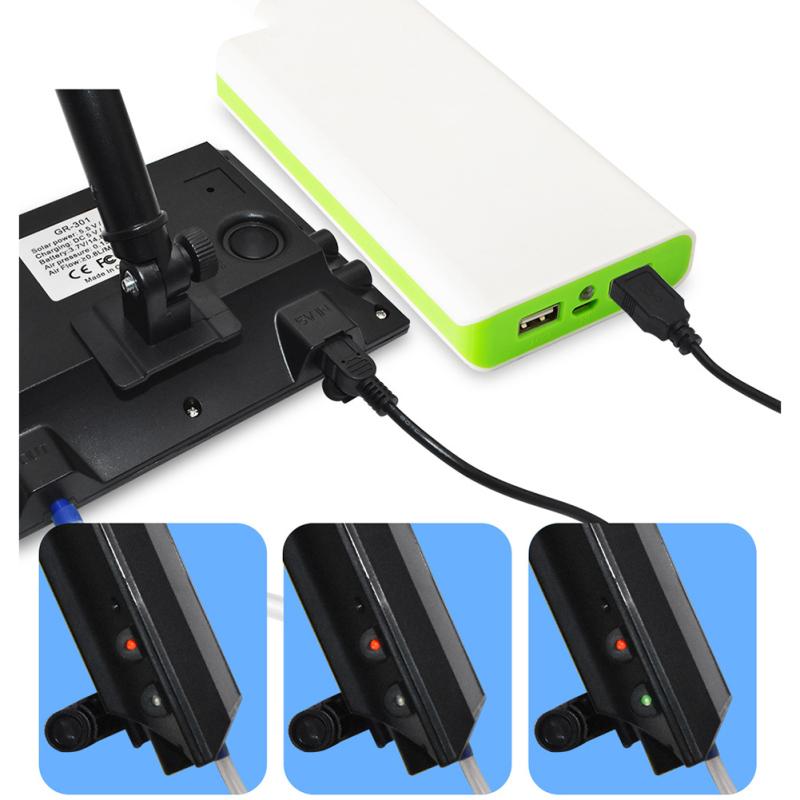 Pompa powietrza Solar Aquarium Outdoor Fishing Pompa tlenu Akumulatorowa pompa tlenu do wędkowania ryb