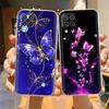 Phone Case for Samsung A12 Cases Fashion Butterfly Soft Clear Silicone Back Cover For Galaxy A12 4G 5G Funda Protection Bumper