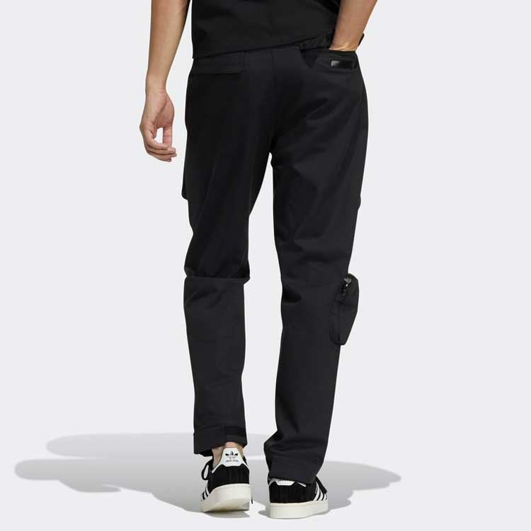Adidas Originals Multi-Pocket Cargo Knit Joggers Men Bottoms Black GV0916