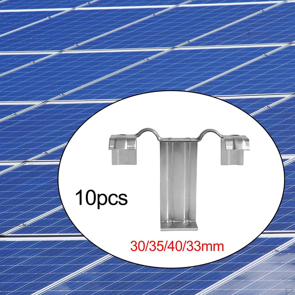 10 Heavy-Duty Drainage Clamps for Solar Systems, Efficient Cleaning Solution