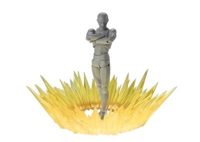 TAMASHII NATIONS Tamashii EFFECT SHOCK IMPACT Gelbe Version. für SHFiguarts Ca.. 140mm PVC&ABS Effektteile für Figuren