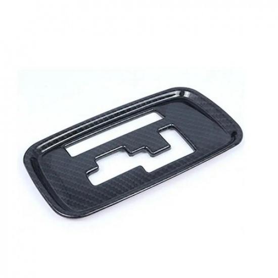 Carbon Fiber Car Gear Shift Panel Cover Trim For Mitsubishi Outlander 2013-