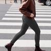 High Waist Stretch Denim Pants Women Slim Fit Pencil Jeans With Button Fly Elasticity Casual Office Wear