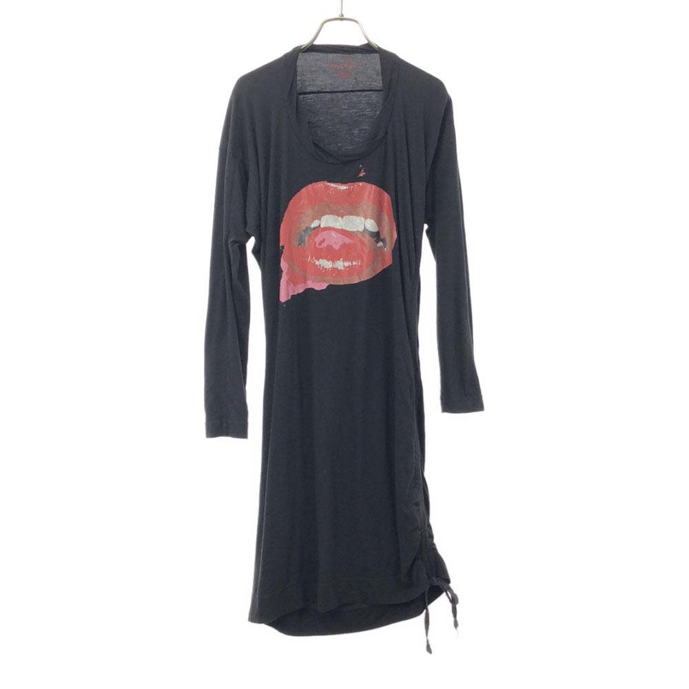 

Vivienne Westwood Red Label сделано в Японии Принт Длинный рукав Цельное платье Женское Б/у