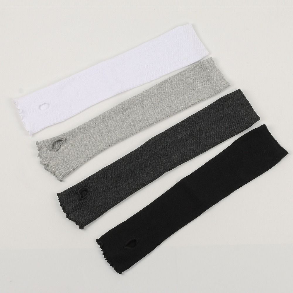 Stretchy Fingerless Gloves Long Design Arm Sleeve Y2K Punk Gloves  Y2K Aesthetic