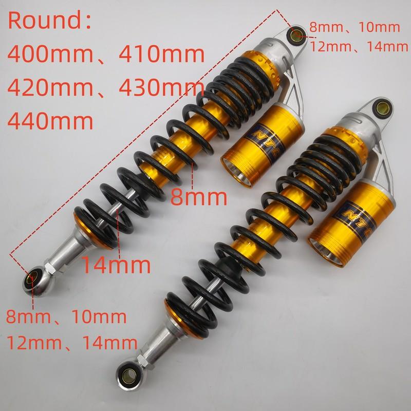 Universal 400mm-440mm Motorcycle Shock Absorber 8mm Spring for HONDA YMAHA SUZUKI Kawasaki