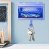 Car Garage Key Holder Front Door Car Key Holder Creative Wall Mount Key Organizer Garage Shaped Key Holder for Cars Enthusiast