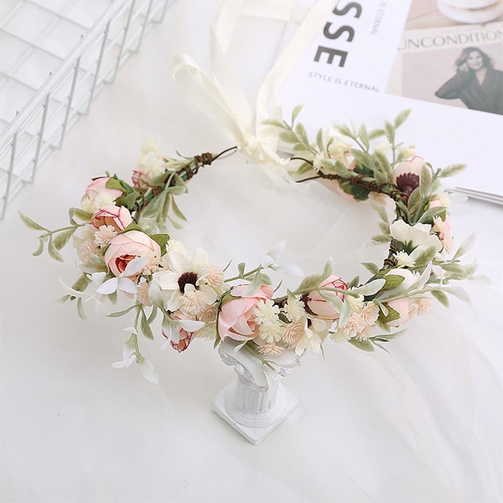 Simulated Black Flower Antler Crown Costume Cosplay Elf Headpiece  Wedding