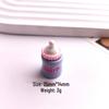 3D Resin Macaron Color Milk Bottle for DIY Jewelry