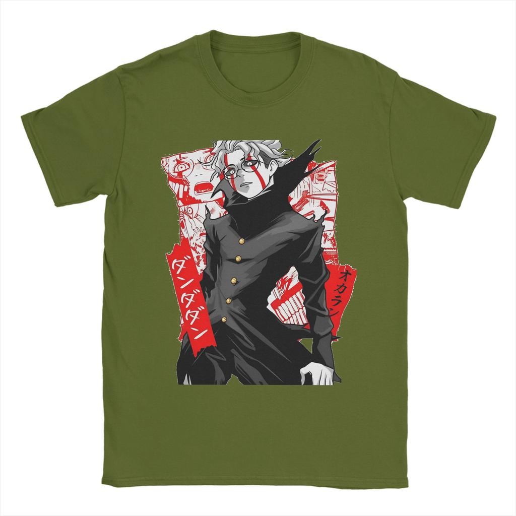 Dandadan  T-Shirts for Men Women Anime Okarun Fun Pure Cotton Tee Shirt Crewneck Short Sleeve T Shirts New Arrival Clothing