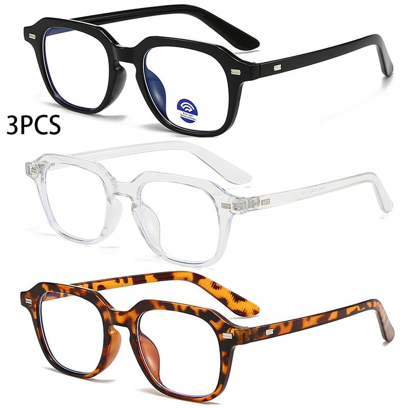 NEW Blue Light Blocking Glasses Square Nerd Eyeglasses Frame Anti Blue Ray Computer Game Glasses