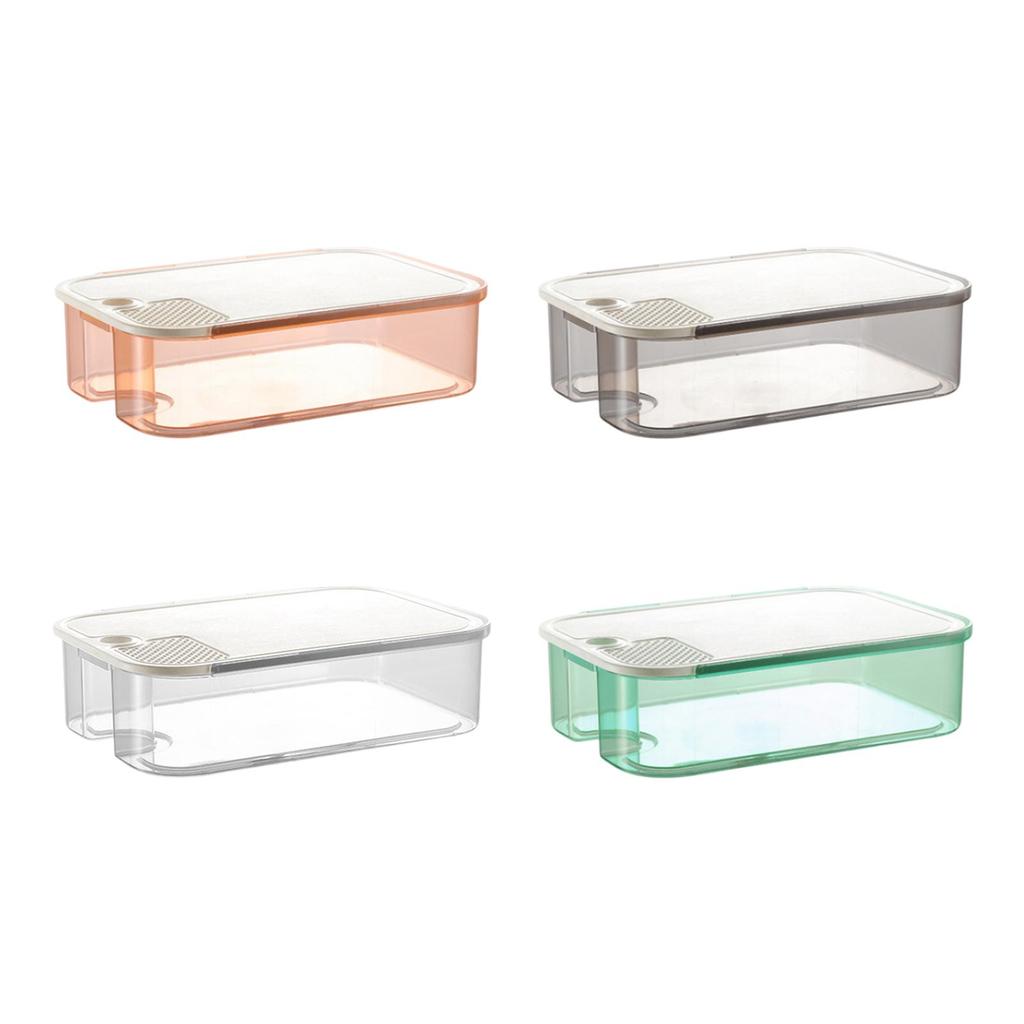 Food Storage Container Fridge Organizer with Lid Fruit Preservation for Camping