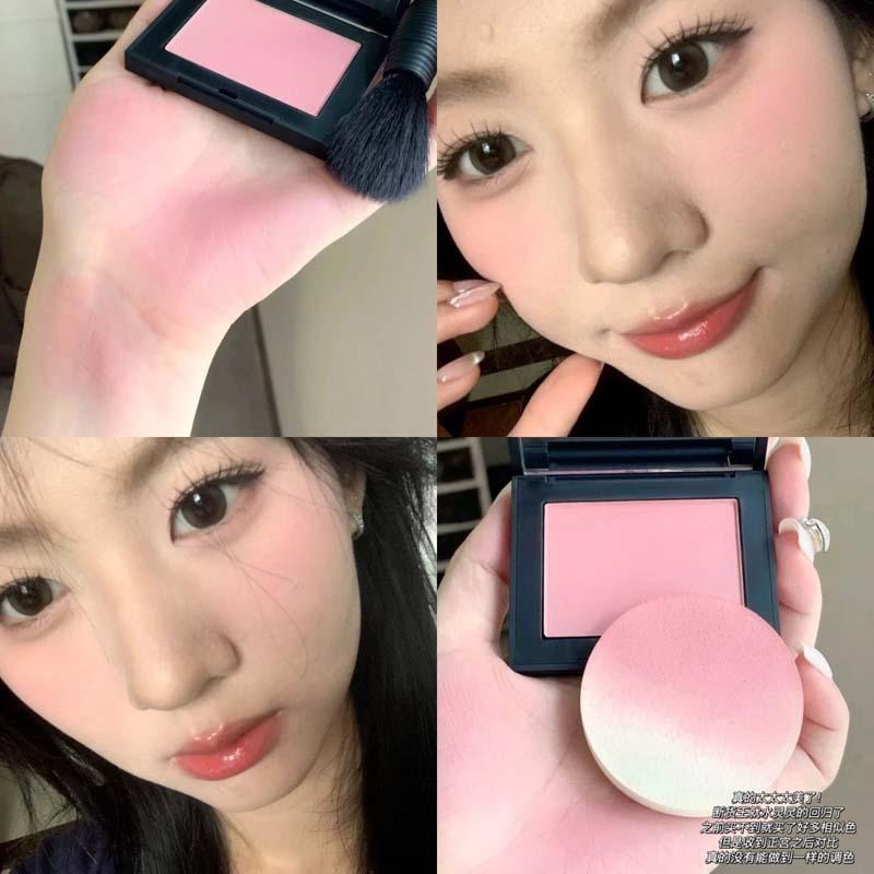 Natural Matte Low Saturation Single Color Blush Face Contour Cheek Blush For Women