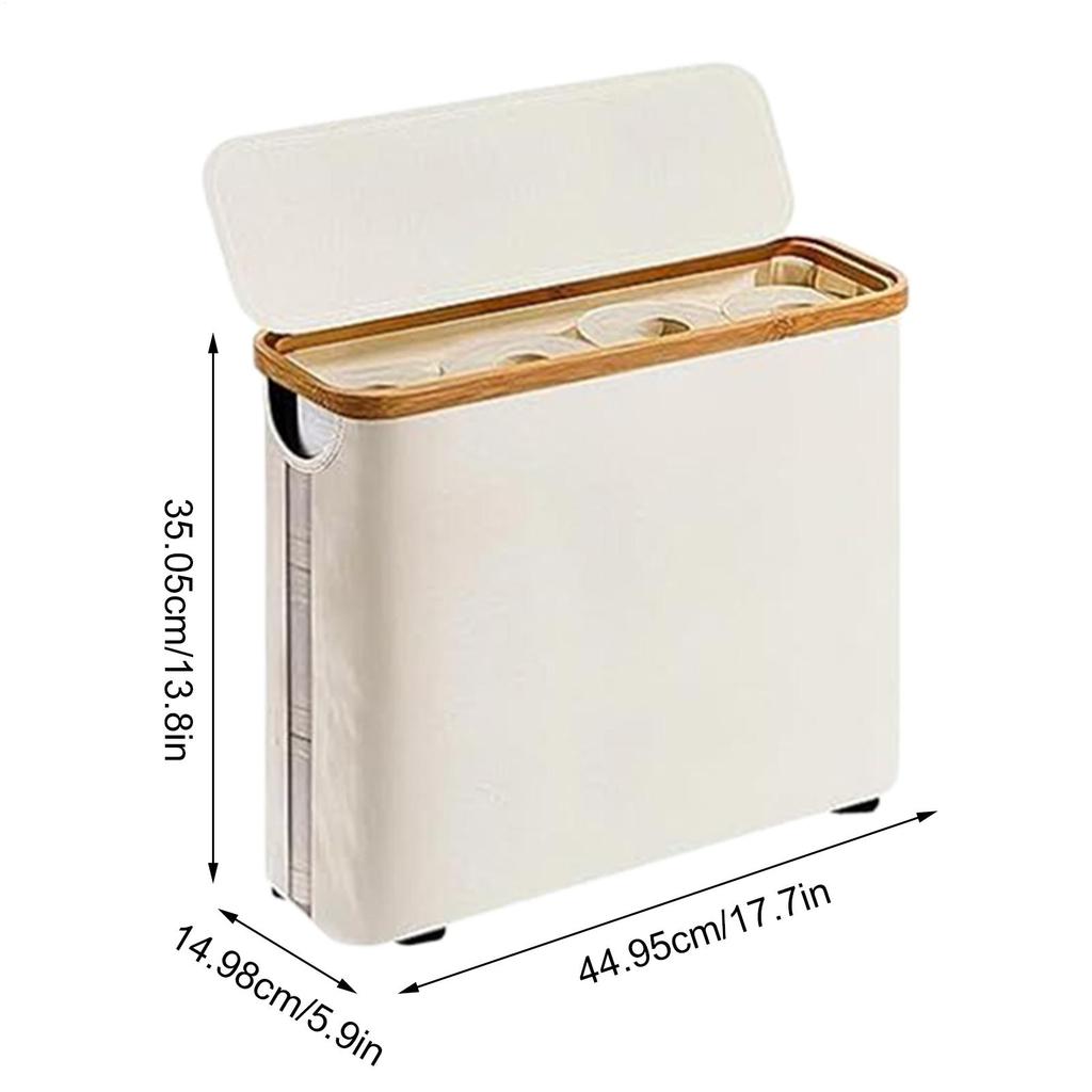 Bathroom Toilet Paper Storage Basket Cabinet Toilet Paper Holder Storage Organizer Waterproof Toilet Paper Storage Holder