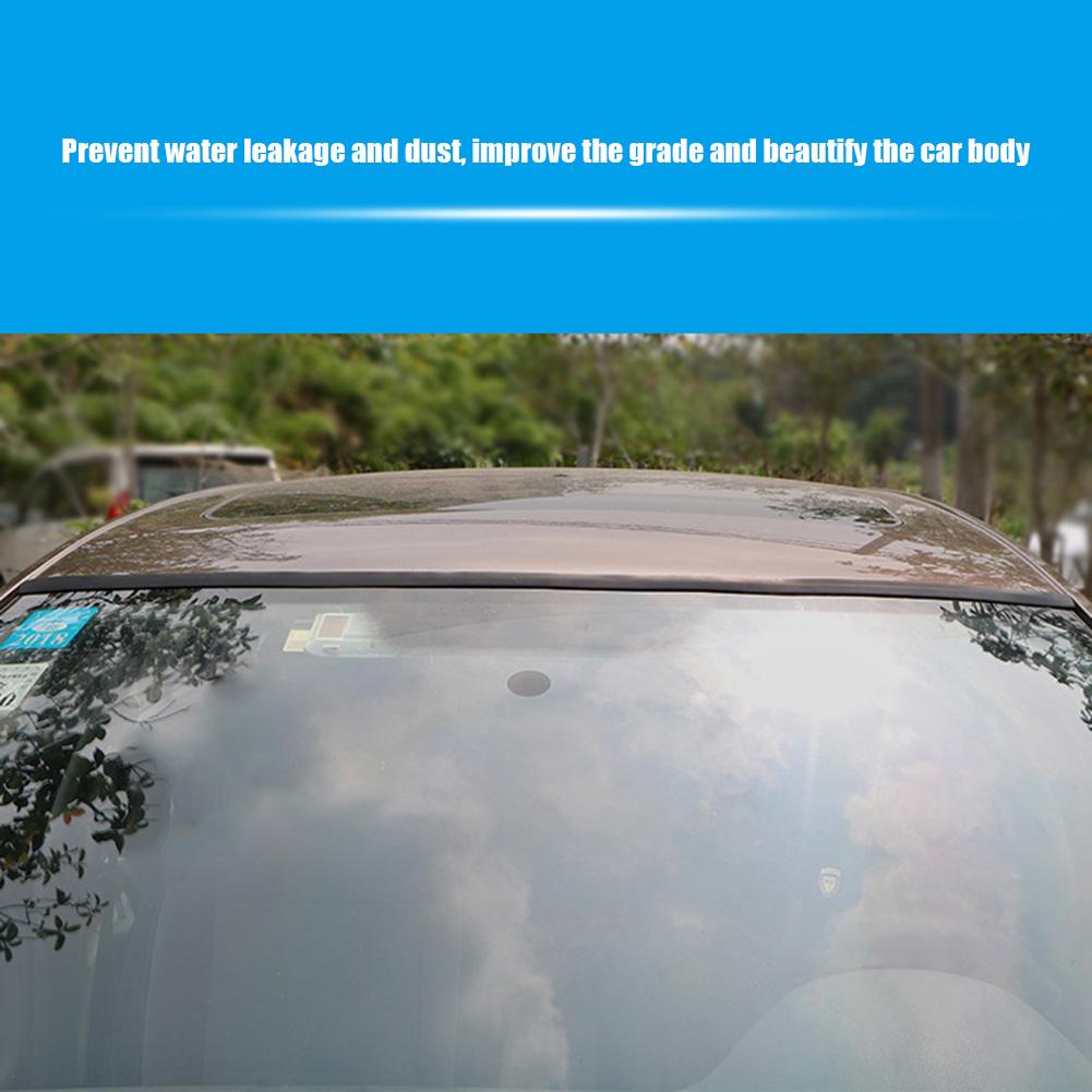 Auto Seal Protector Sticker Rubber Waterproof Window Edge Windshield Roof Sealing Strip Auto Roof Windshield Sealant Protector