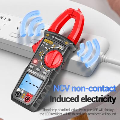 ANENG PN201 Contoare de voce Digital Clamp Meter Tester multimetru 4000 de conturi cu NCV Amp Ohm Volt