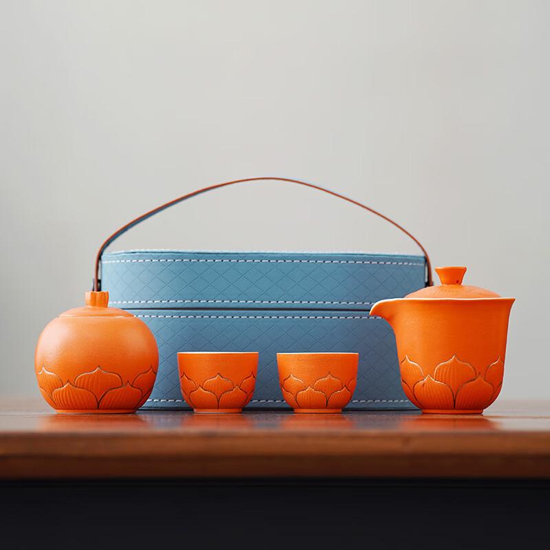 Portable Lotus Travel Tea Set