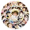 50 Cotton Doll Cartoon Stickers: Cute, Creative & Waterproof for Phone Cases, Computers, Journals